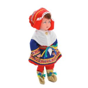 Satu, 18cm, tyttö, siniset vaatteet