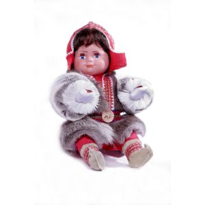 Peskinukke, 35cm, tyttö, lapinlakki