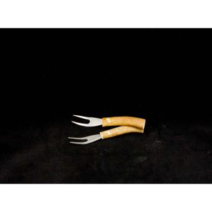 Leikkelehaarukat, 2kpl, poronsarvi