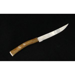 Pihviveitsi, 12cm ruostumaton terä, poronsarvikahva