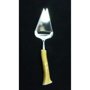 Juustohöylä, 3 teräinen, poronsarvikahva