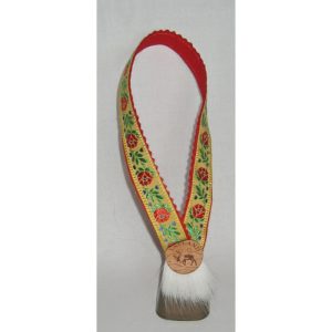 Porokello, keskipitkä nauha, sopii pehmoporon kaulaan