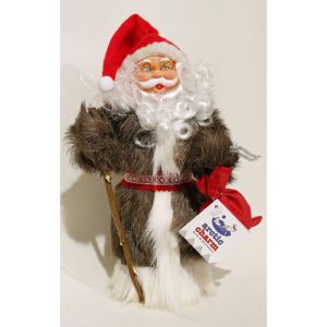 Joulupukki, 25cm, poronkarvasuit