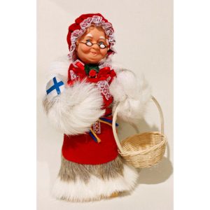 Joulumuori, 25cm, poronkarvasuit