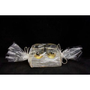 Snapsilasit, 2kpl, keloalustalla, sellofaanipakkaus