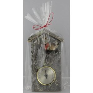 Lämpömittari, sisä, 25cm kelolauta, 1 punarinta