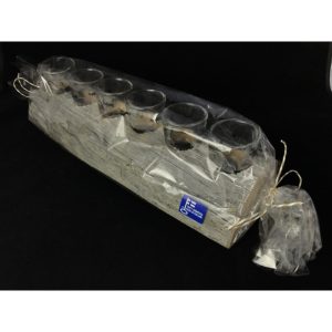 Snapsilasit, 6kpl, pitkä keloalusta, sellofaanipakkaus