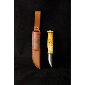 Puukko, visa, sarvihatulla, 6,2cm terä